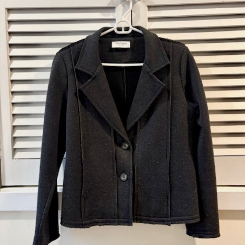Lola and Sophie Sporty Neo Blazer in Black size small